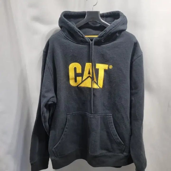 [BUNJANG] CAT Black Hoodie / CAT 검정색 후드티