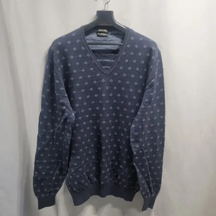 [BUNJANG] Massimo Dutti V-Neck Pattern Knit / Massimo Dutti 브이넥 패턴 니트