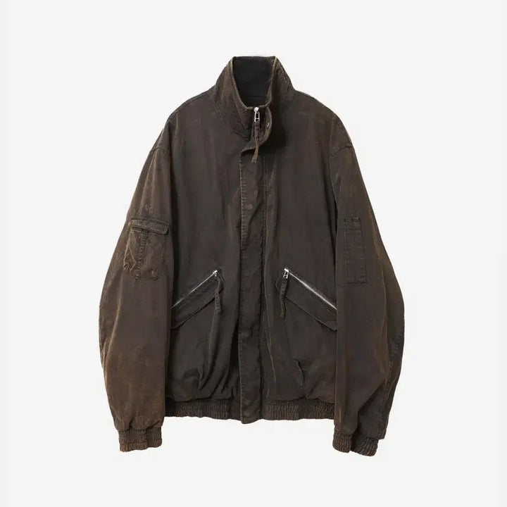 [BUNJANG] 999 Humanity Adventure Bleached Bomber Jacket - Size 3 / 999휴머니티 어드벤처 블리치드 봄버 자켓 3사이즈