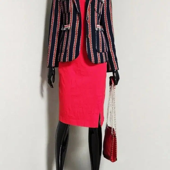 [BUNJANG] Striped Tweed Jacket / 스트라이프 트위드 자켓