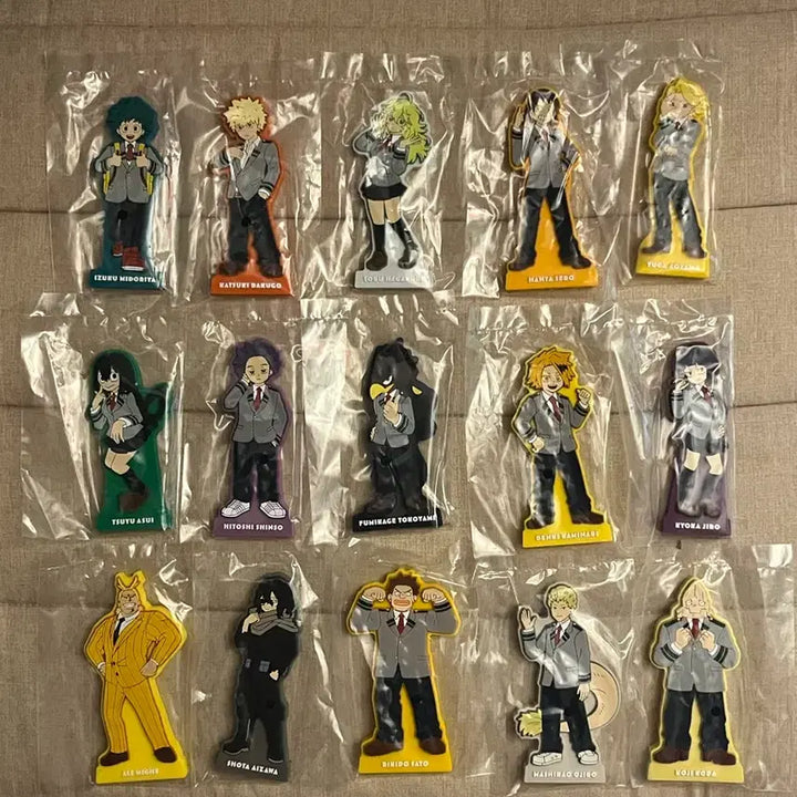 [BUNJANG] My Hero Academia Ichiban Kuji Rubber Stand Bundle Set / (일괄) 히로아카 나히아 쿠지 i상 러버 스탠드 15종