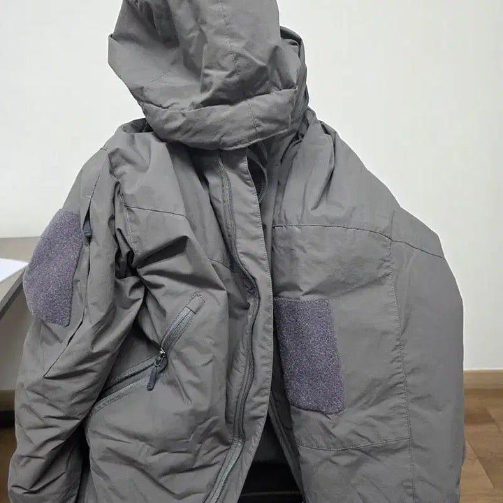 [BUNJANG] Warden Snowman Padded Parka (Grey) - 2XL / 워든 스노우맨 패딩 파카 2XL 그레이