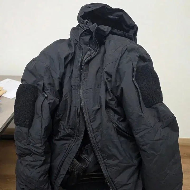 [BUNJANG] Warden Snowman Padded Parka 2XL Black / 워든 스노우맨 패딩 파카 2XL 블랙