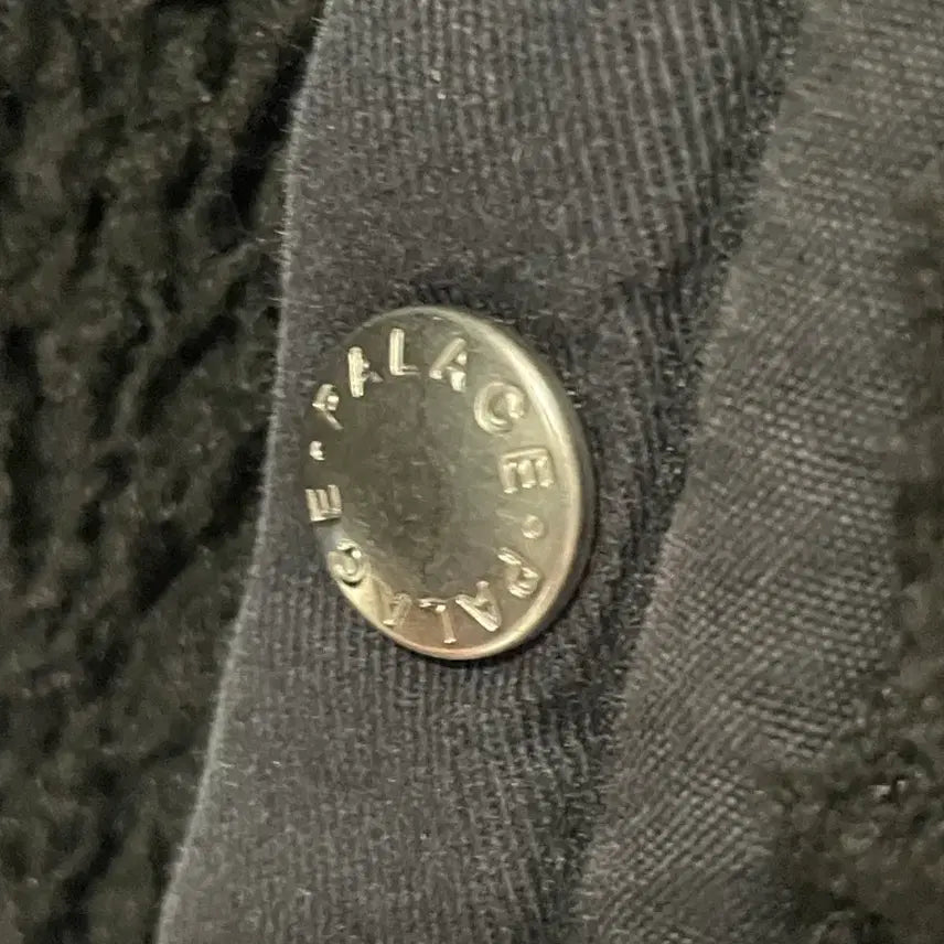 [BUNJANG] Palace Fleece Jacket (Black) M / 팔라스 블랙 뽀글이 플리스 자켓