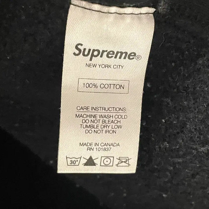 [BUNJANG] Supreme The War Report Hoodie Black / Supreme 16FW 더 워 리포트 후드 블랙