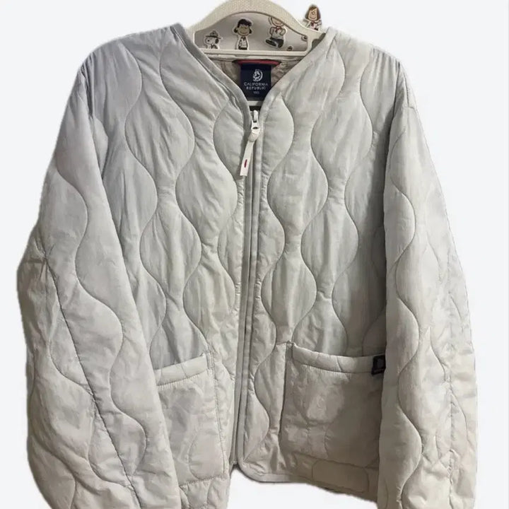 [BUNJANG] California Republic Quilted Jacket (Size 100) / 캘리포니아 리퍼블릭 퀼팅 자켓 100