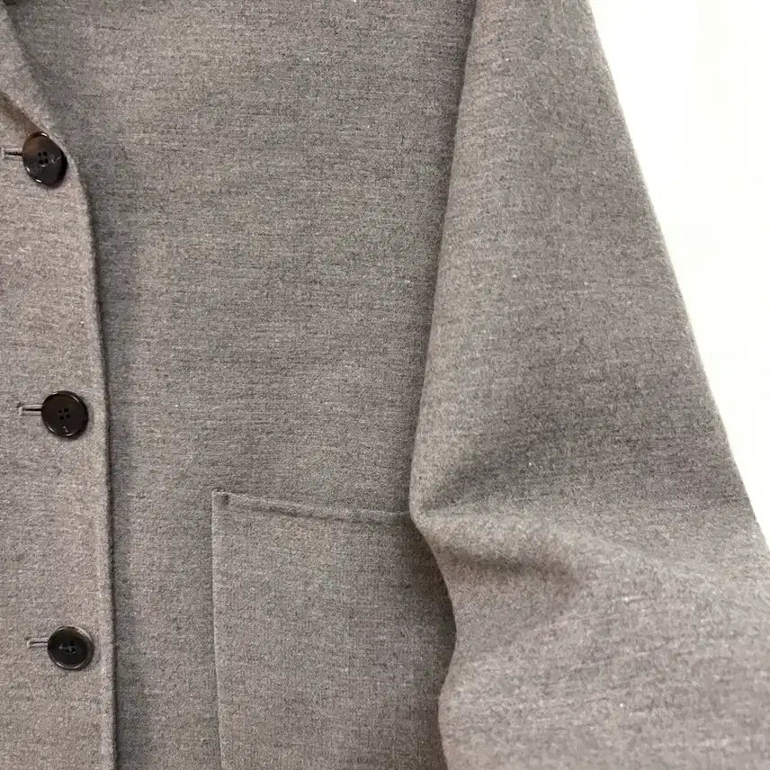 [BUNJANG] VERGAMOT Wool Jacket Short Coat Gray Brown / 베르가못 VERGAMOT 울자켓 숏코트 셔츠자켓점퍼 그레이브라운 간절기