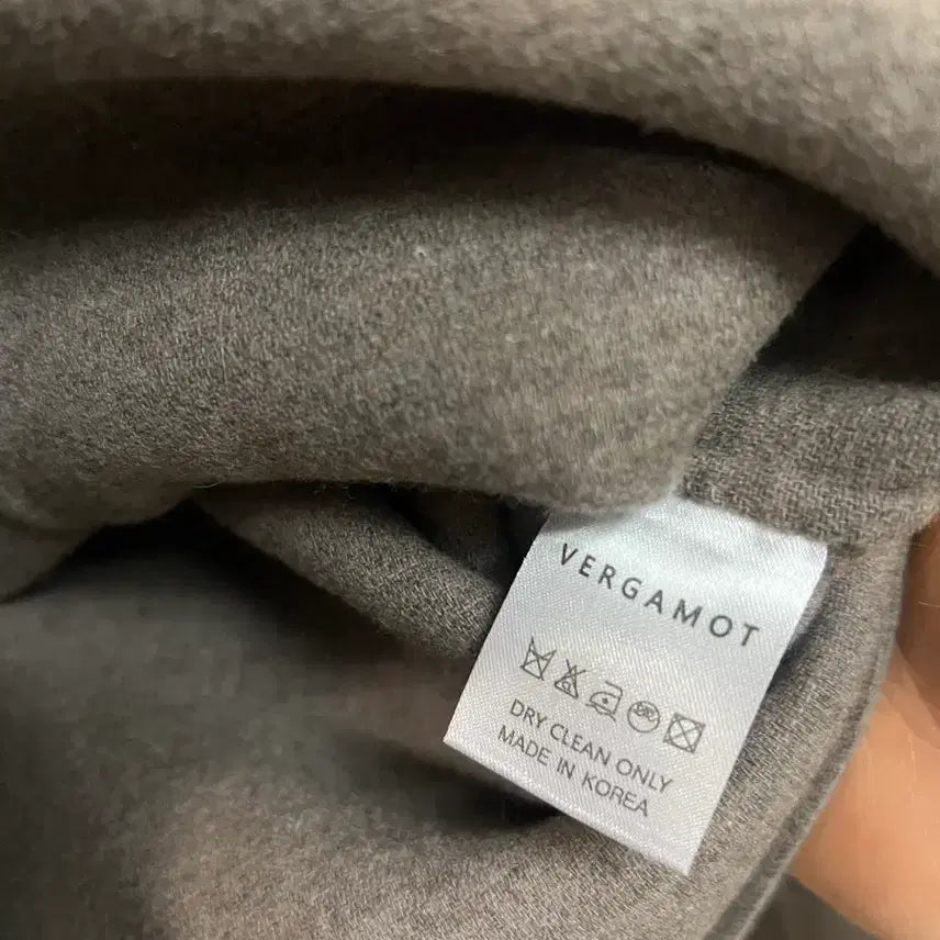 [BUNJANG] VERGAMOT Wool Jacket Short Coat Gray Brown / 베르가못 VERGAMOT 울자켓 숏코트 셔츠자켓점퍼 그레이브라운 간절기