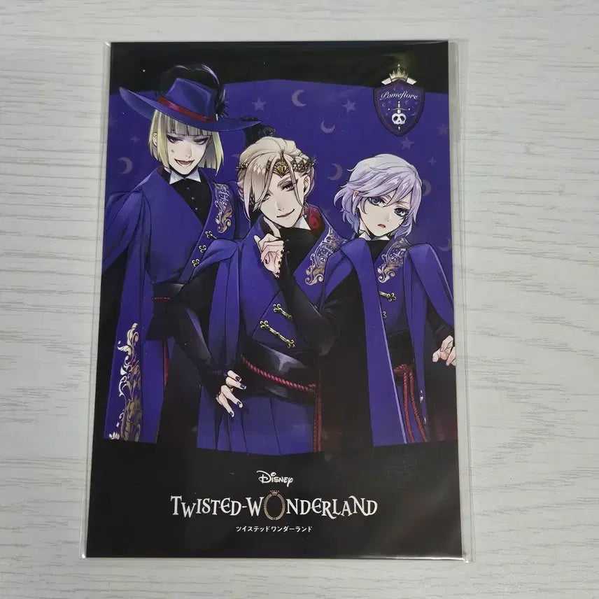 [BUNJANG] Twisted Wonderland Rook, Vil, Epel Dormitory Postcard Set / 트위스테 루크 빌 에펠 폼피오레 엽서 기숙사복