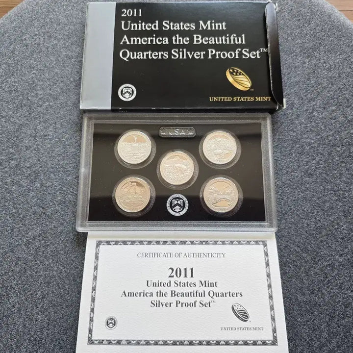 [BUNJANG] 2011 Washington Silver Mint Proof Set / 2011년 워싱턴 은화 민트 프루프 5종세트