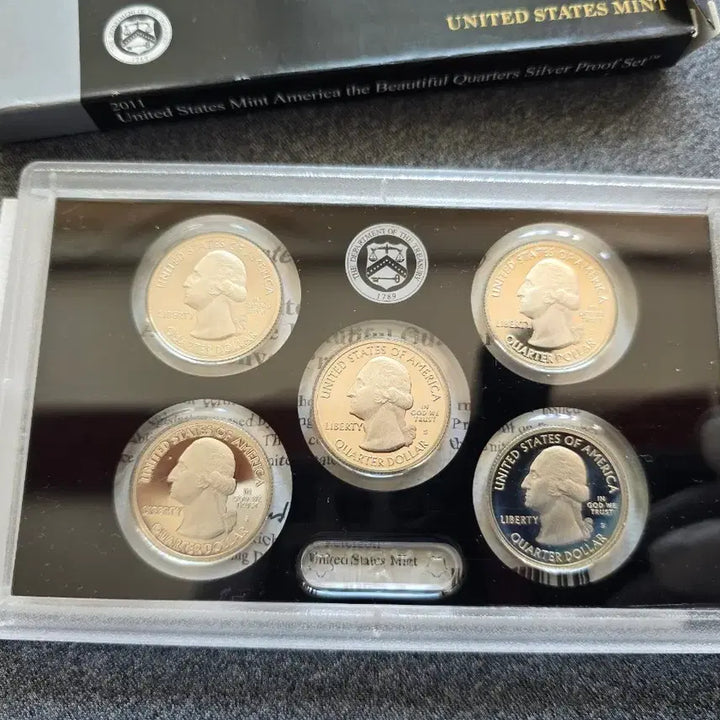 [BUNJANG] 2011 Washington Silver Mint Proof Set / 2011년 워싱턴 은화 민트 프루프 5종세트