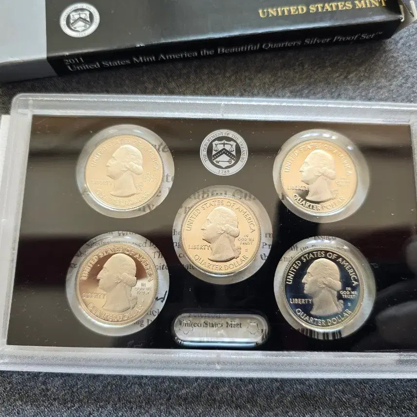 [BUNJANG] 2011 Washington Silver Mint Proof Set / 2011년 워싱턴 은화 민트 프루프 5종세트