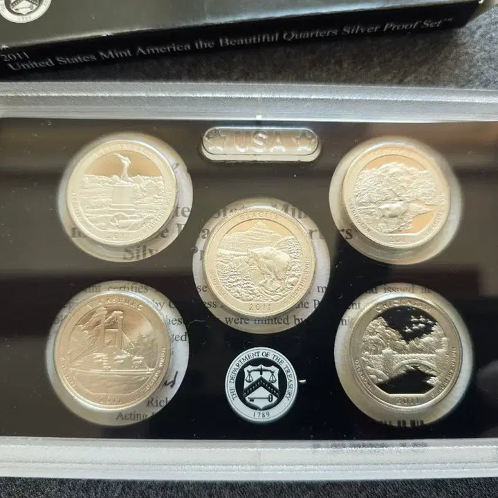 [BUNJANG] 2011 Washington Silver Mint Proof Set / 2011년 워싱턴 은화 민트 프루프 5종세트