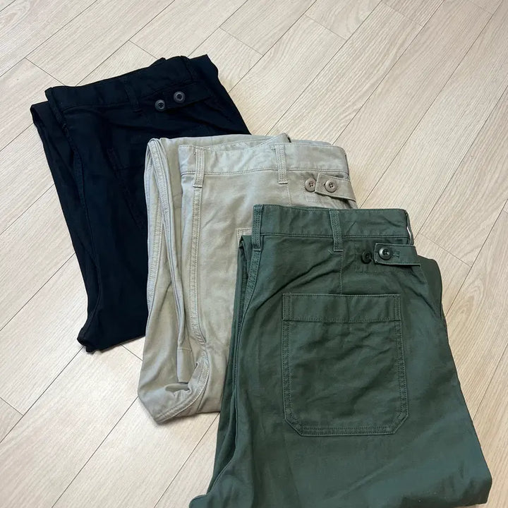 [BUNJANG] Musinsa Standard Mechanic Pants Bundle Set / 무탠다드 미케닉 팬츠 33사이즈 (일괄판매)