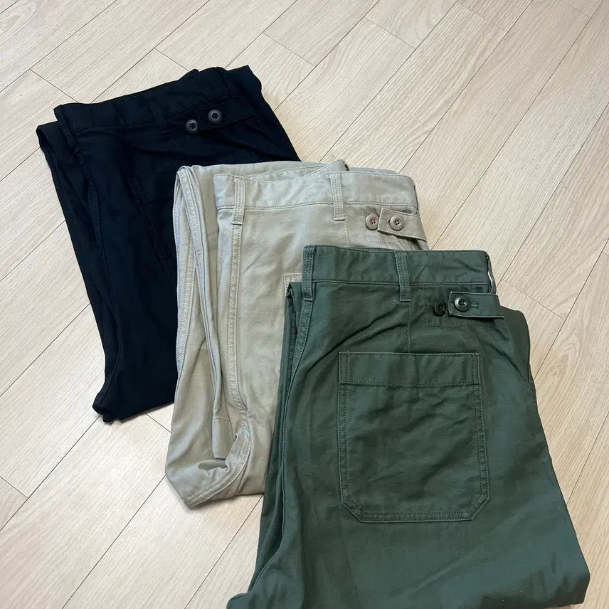 [BUNJANG] Musinsa Standard Mechanic Pants Bundle Set / 무탠다드 미케닉 팬츠 33사이즈 (일괄판매)
