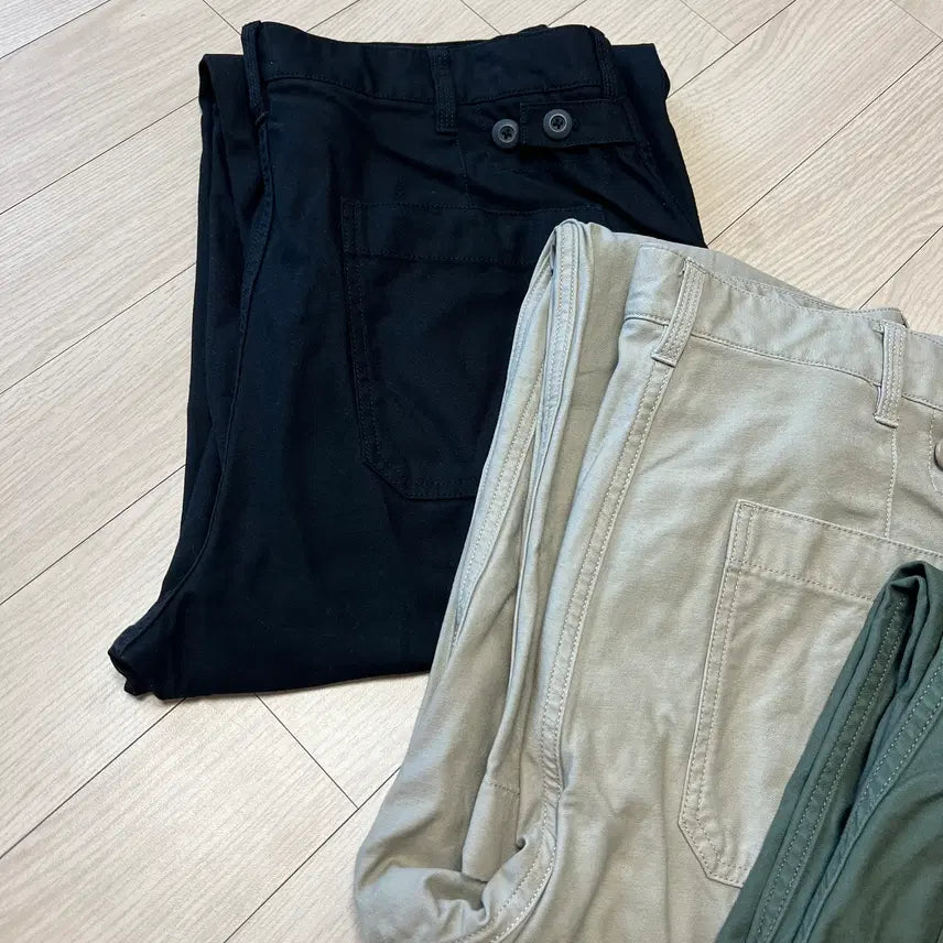 [BUNJANG] Musinsa Standard Mechanic Pants Bundle Set / 무탠다드 미케닉 팬츠 33사이즈 (일괄판매)