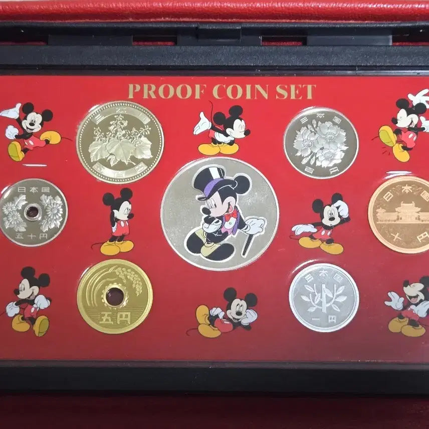 [BUNJANG] Japan Mint Mickey Mouse 75th Anniversary Proof Set / 일본 조폐국2003년 미키마우스 75주년 기념 프루프세트(20g은화포함)