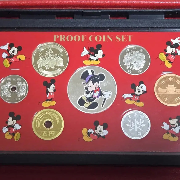 [BUNJANG] Japan Mint Mickey Mouse 75th Anniversary Proof Set / 일본 조폐국2003년 미키마우스 75주년 기념 프루프세트(20g은화포함)