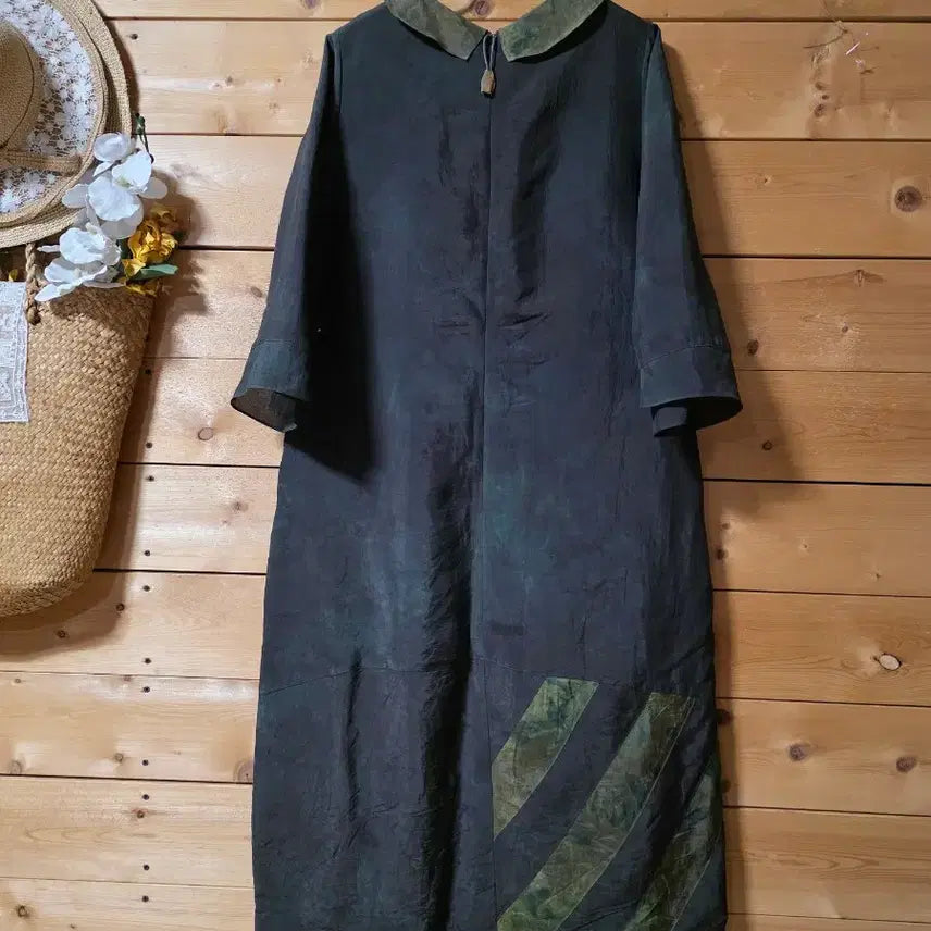 [BUNJANG] Natural Dyed Dress / 미사용. J물드린. 천연염색 원핏