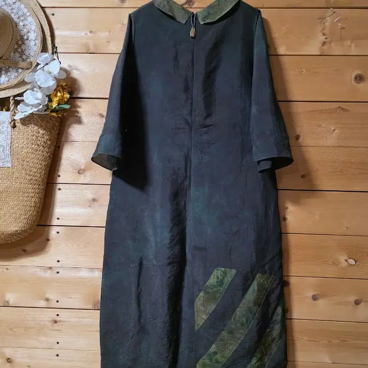 [BUNJANG] Natural Dyed Dress / 미사용. J물드린. 천연염색 원핏