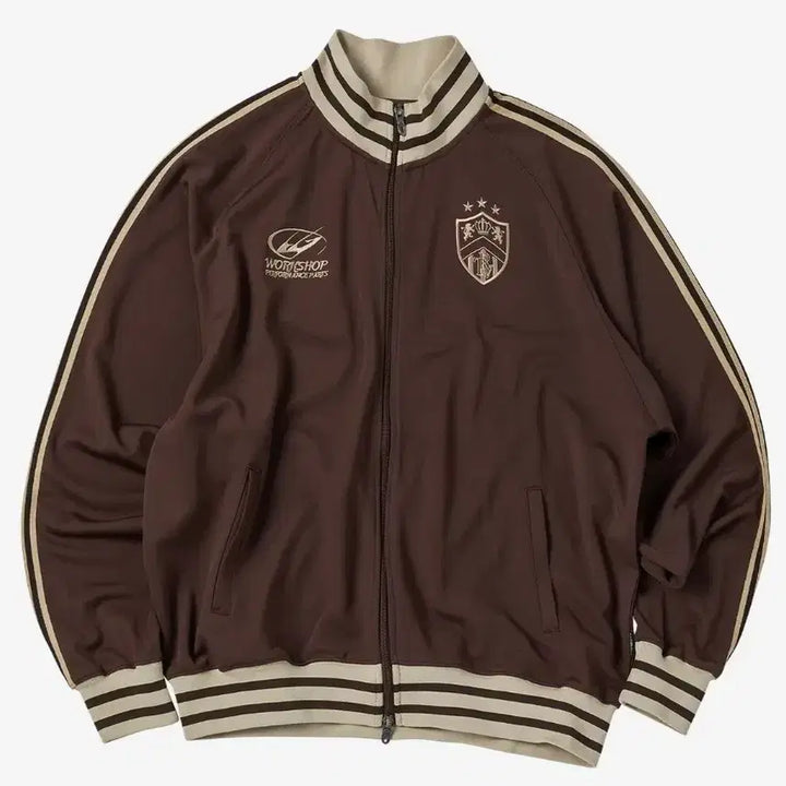 [BUNJANG] Travel Jersey Track Jacket Brown / 트래블 져지 트랙 자켓 브라운 L 사이즈