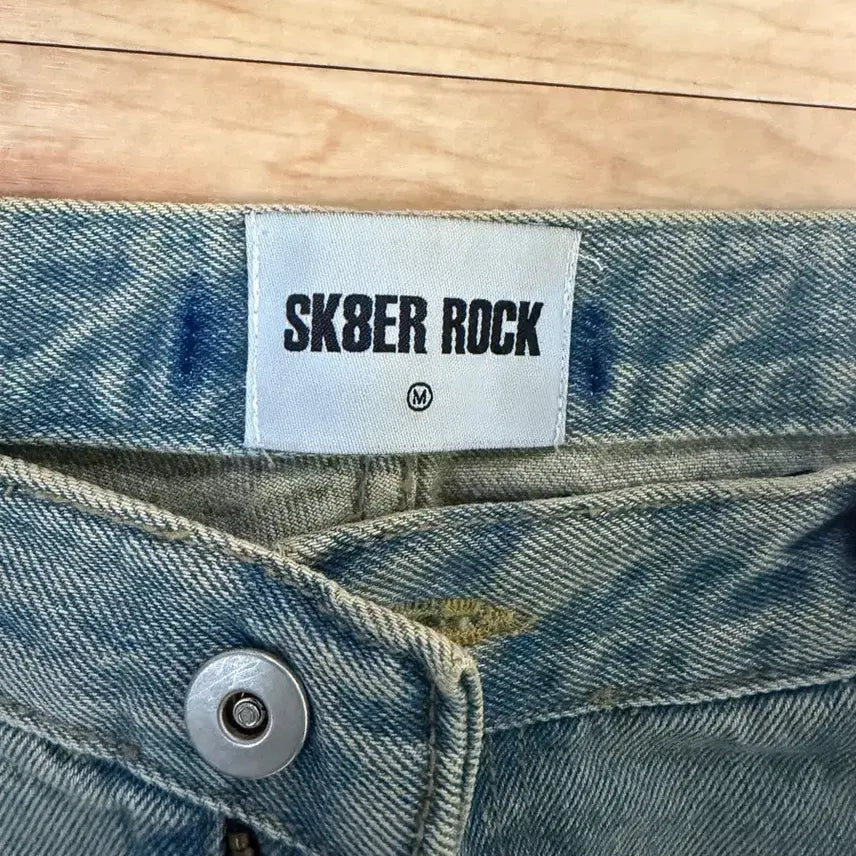 [BUNJANG] Skaterock Dying Wide Denim Pants M / 스케이터락 다잉 와이드 데님팬츠M