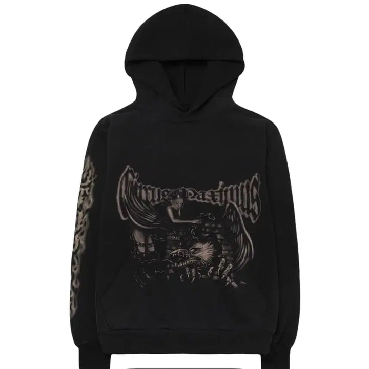 [BUNJANG] Travis Scott Concert Merch Hoodie Black XL / 트레비스 스캇 내한 머천 후드티 블랙 XXL