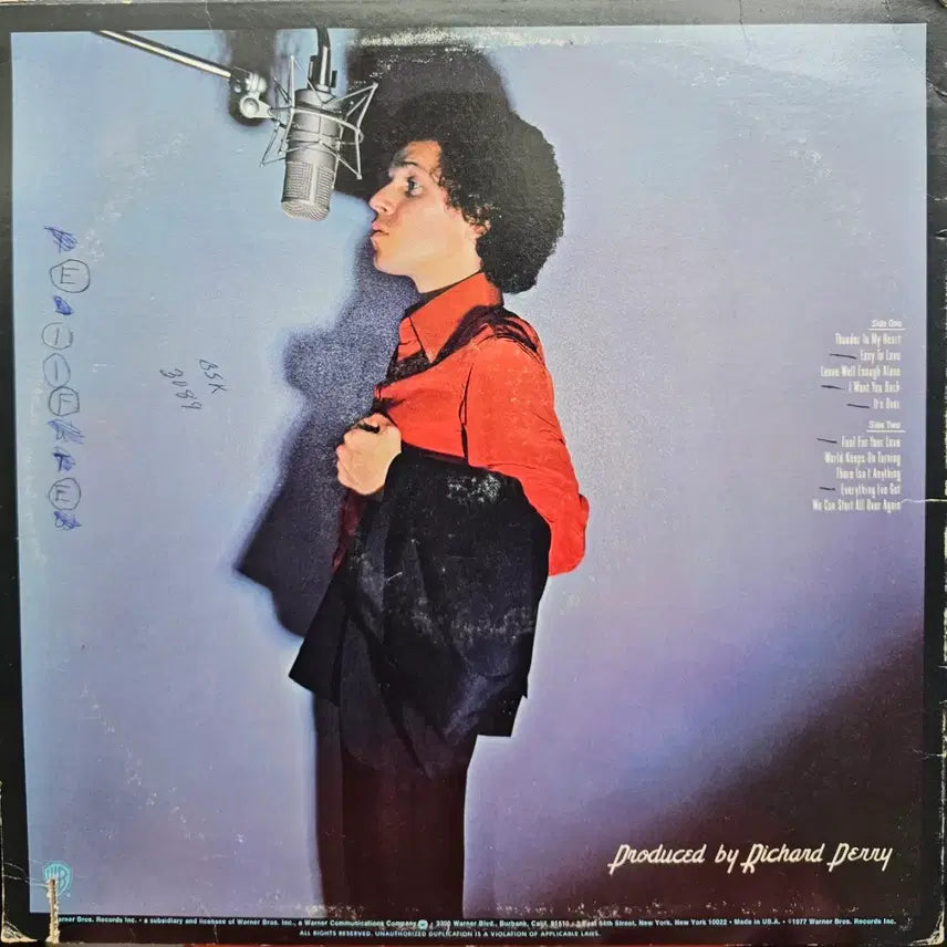 [BUNJANG] Leo Sayer Thunder In My Heart LP / 레오 세이어 Thunder In My Heart LP