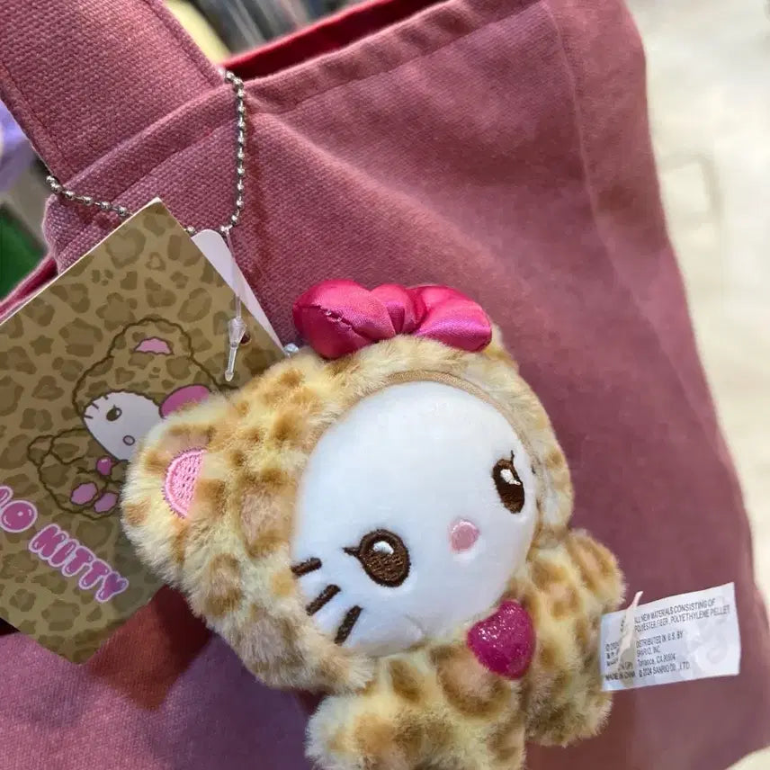 [BUNJANG] RAMIMI Canvas Tote Bag with Kitty Doll / RAMIMI 캔버스 토트백 + 키티 인형