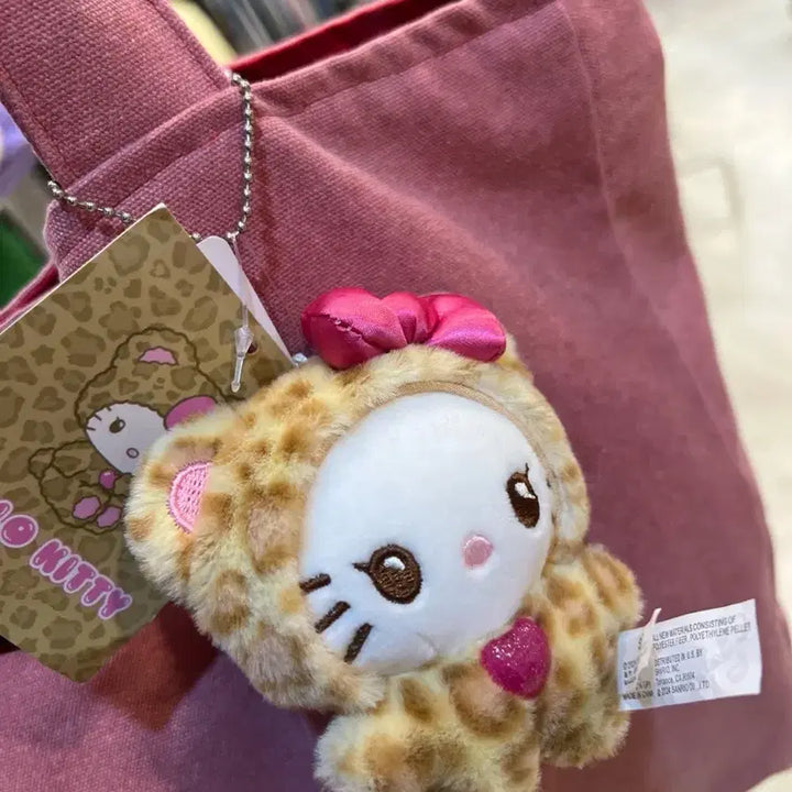 [BUNJANG] RAMIMI Canvas Tote Bag with Kitty Doll / RAMIMI 캔버스 토트백 + 키티 인형