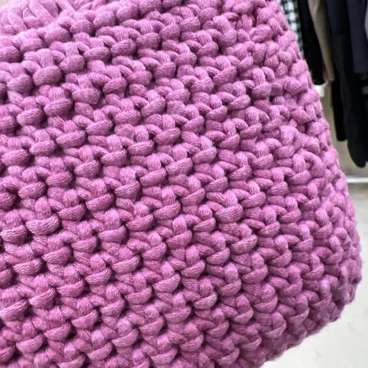 [BUNJANG] Handmade Pink Chain Shoulder Bag with Kitty Keyring / 핸드메이드 핑크 체인 숄더백 + 키티키링