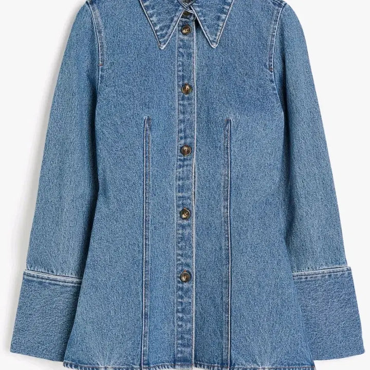 [BUNJANG] H&amp;M Denim Shirt Jacket / H&amp;M 데님 셔츠형 자켓