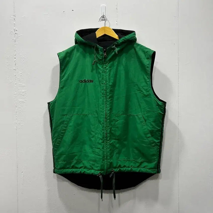 [SOLD OUT] 아디다스 올드스쿨 리버시블 후드 조끼 사이즈110