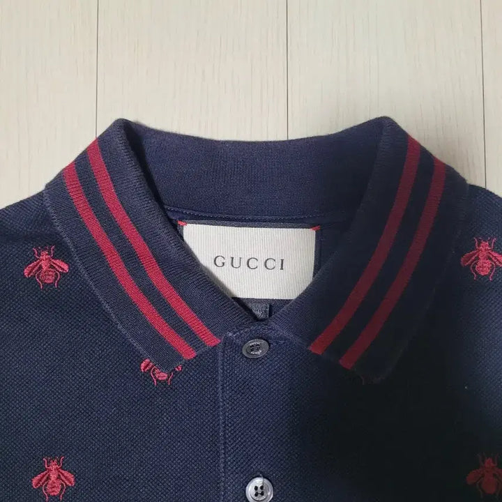 [BUNJANG] Gucci Bee Polo Shirt / [M]구찌 꿀벌 카라티셔츠