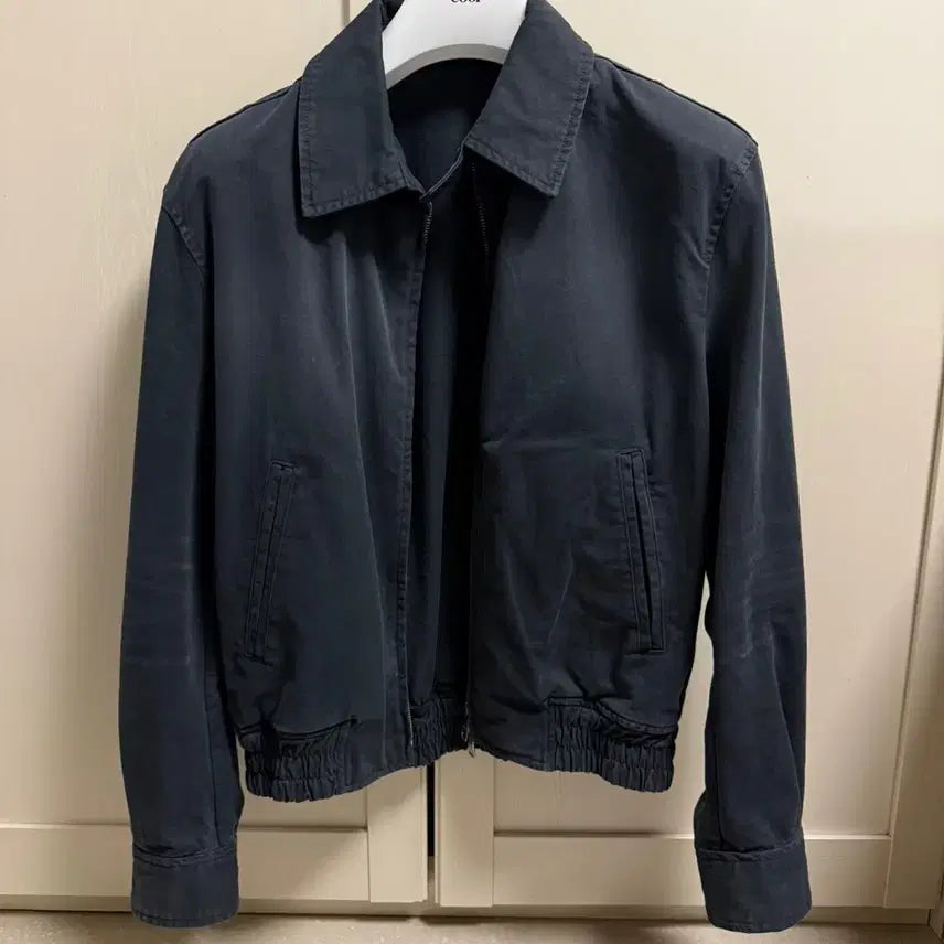 [BUNJANG] Cour Brushed Swing Top Jacket (Washed Charcoal) / 쿠어 브러쉬드 스윙 탑 자켓 (워시드 차콜)