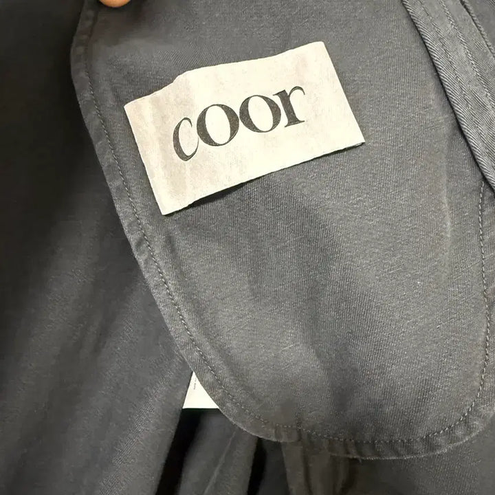 [BUNJANG] Cour Brushed Swing Top Jacket (Washed Charcoal) / 쿠어 브러쉬드 스윙 탑 자켓 (워시드 차콜)