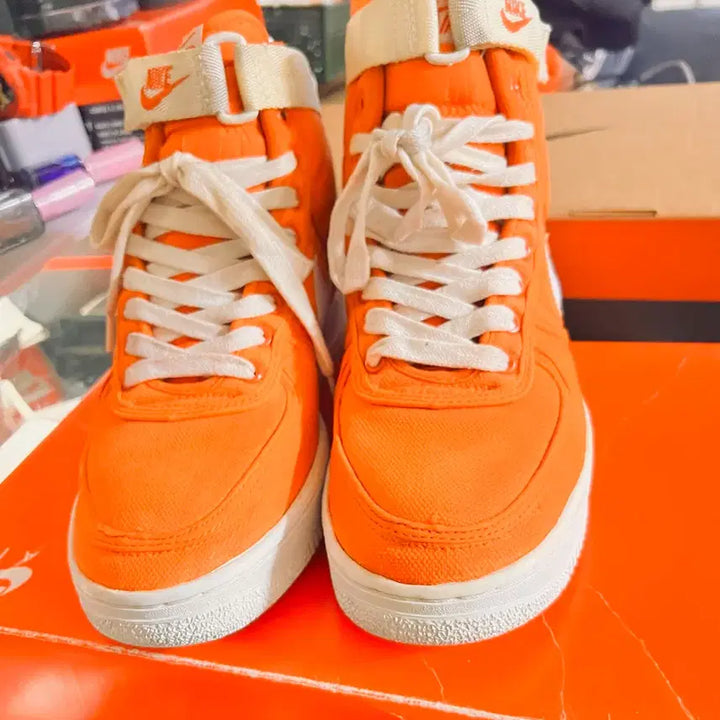 [BUNJANG] Nike Air Force 1 High CVS Orange Sneakers / 나이키 에어포스 1 하이 cvs 오렌지 280