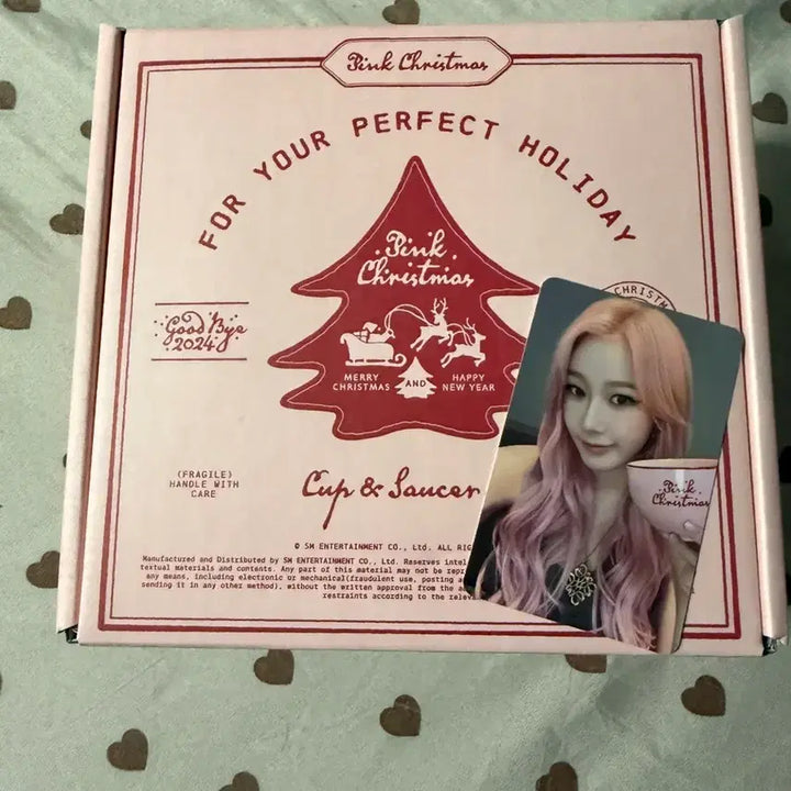 [BUNJANG] Pink Christmas Cup Set / 2024 핑크 크리스마스 컵 세트 지젤