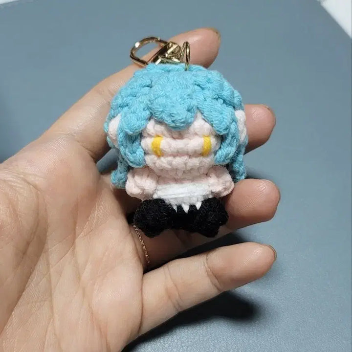 [BUNJANG] Custom Crochet Doll Keychain / 뜨개 커미션 키링 뜨개 주문제작 키링(주문량으로 인해 4/15 재오픈)