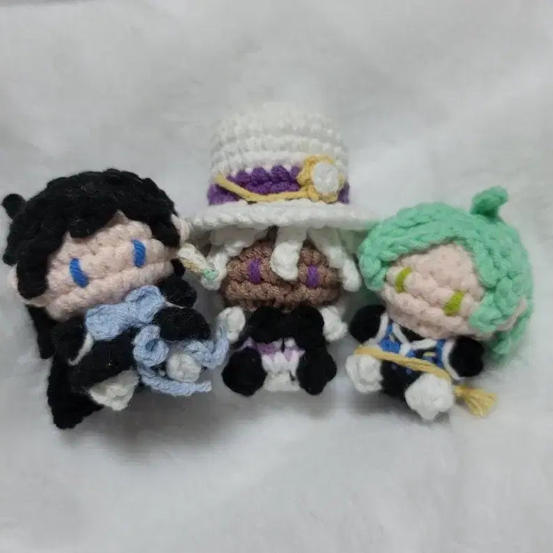 [BUNJANG] Custom Crochet Doll Keychain / 뜨개 커미션 키링 뜨개 주문제작 키링(주문량으로 인해 4/15 재오픈)
