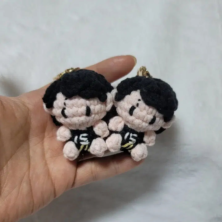 [BUNJANG] Custom Crochet Doll Keychain / 뜨개 커미션 키링 뜨개 주문제작 키링(주문량으로 인해 4/15 재오픈)