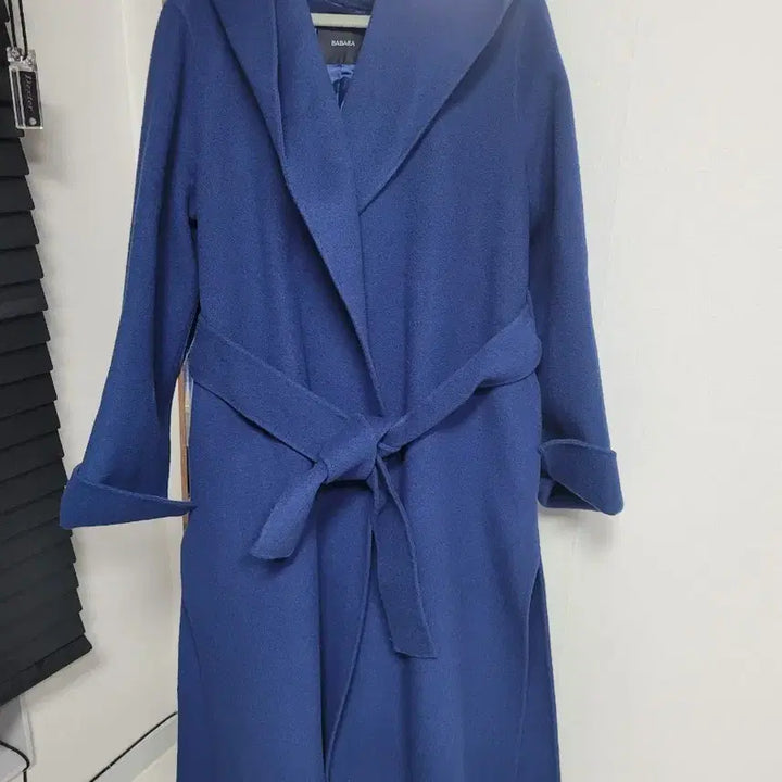 [BUNJANG] Hoodrobe Long Coat - Navy / 후드로브롱코트