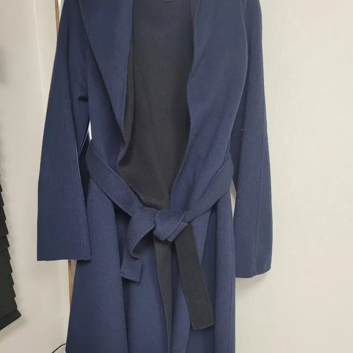 [BUNJANG] Double Color Hooded Robe Coat / 이중컬러 후드로브코트