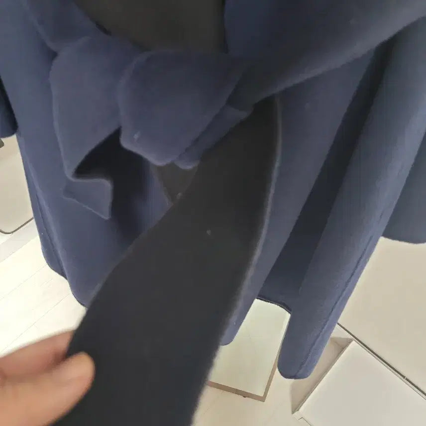 [BUNJANG] Double Color Hooded Robe Coat / 이중컬러 후드로브코트