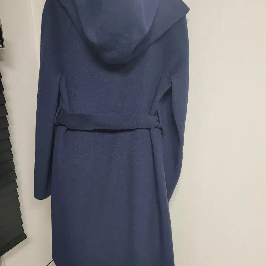 [BUNJANG] Double Color Hooded Robe Coat / 이중컬러 후드로브코트