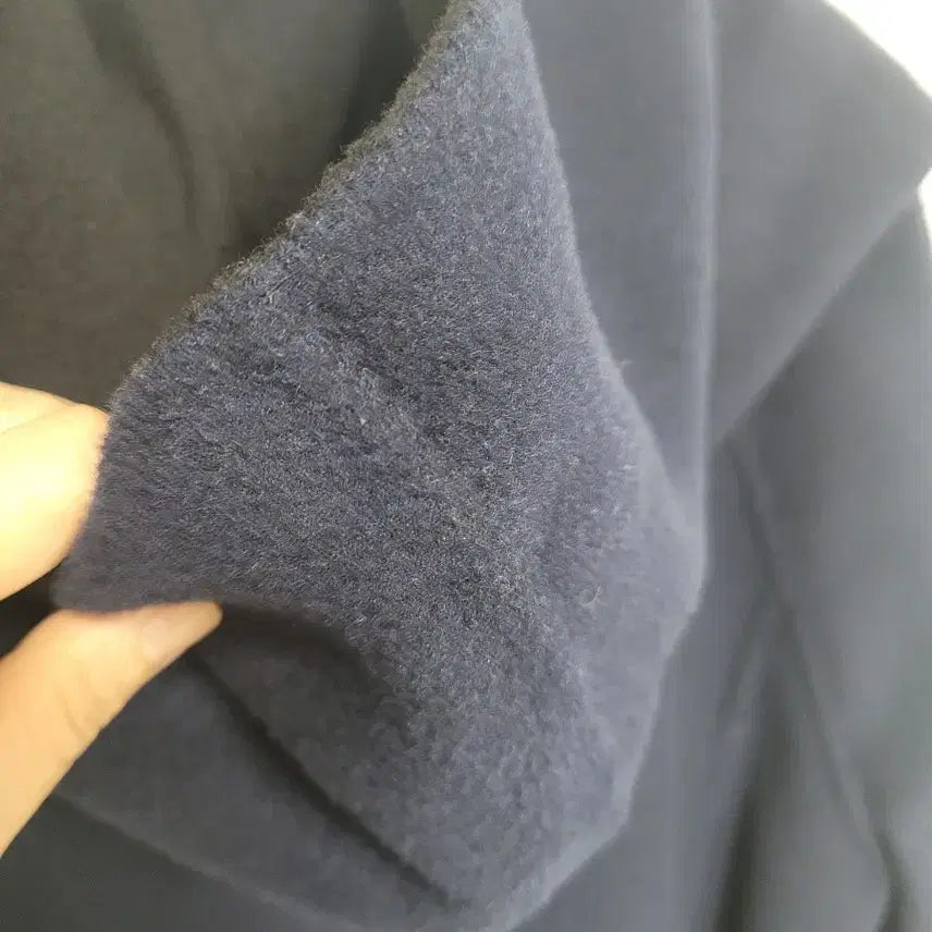 [BUNJANG] Double Color Hooded Robe Coat / 이중컬러 후드로브코트