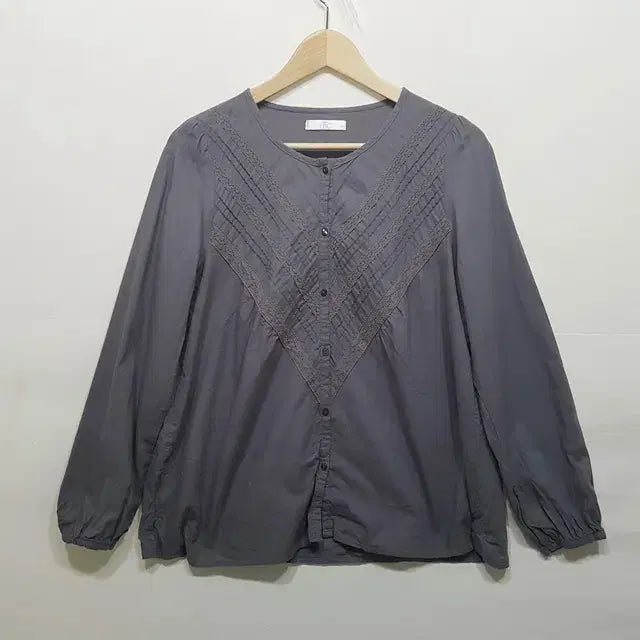 [BUNJANG] LBC Charcoal Blouse / LBC 블라우스 차콜
