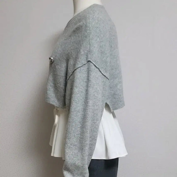 [BUNJANG] Juke Crop Knit Top / 쥬크 크롭 니트