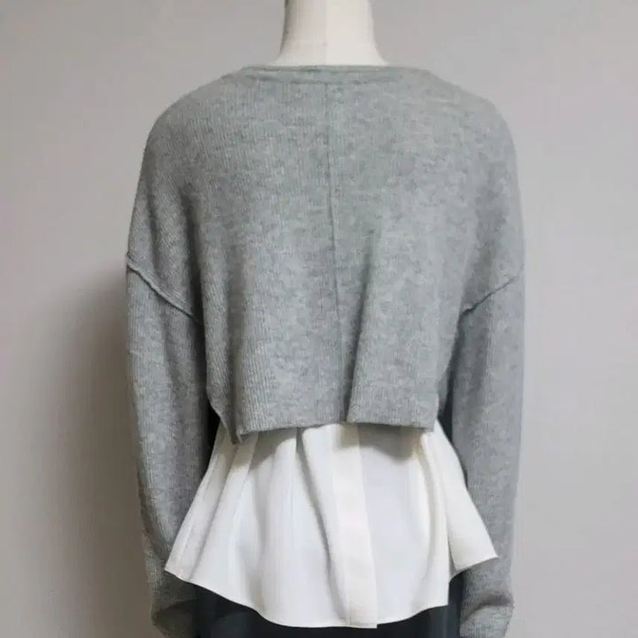 [BUNJANG] Juke Crop Knit Top / 쥬크 크롭 니트