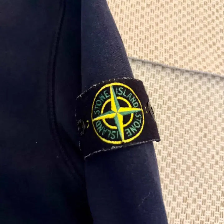 [BUNJANG] Stone Island Round Neck Navy Sweatshirt (L) / ((신형/Lsize)) 스톤아일랜드 라운드 맨투맨 네이비